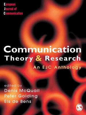 cover image of Communication Theory and Research